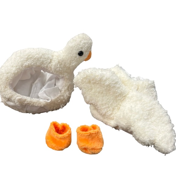 Silly Goose Costume for Labubu, Halloween, plush duck, NEW bonus stickers - Picture 6 of 7